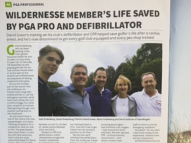 Thumbnail for Wildernesse member's life saved by PGA Pro & Defibrillator